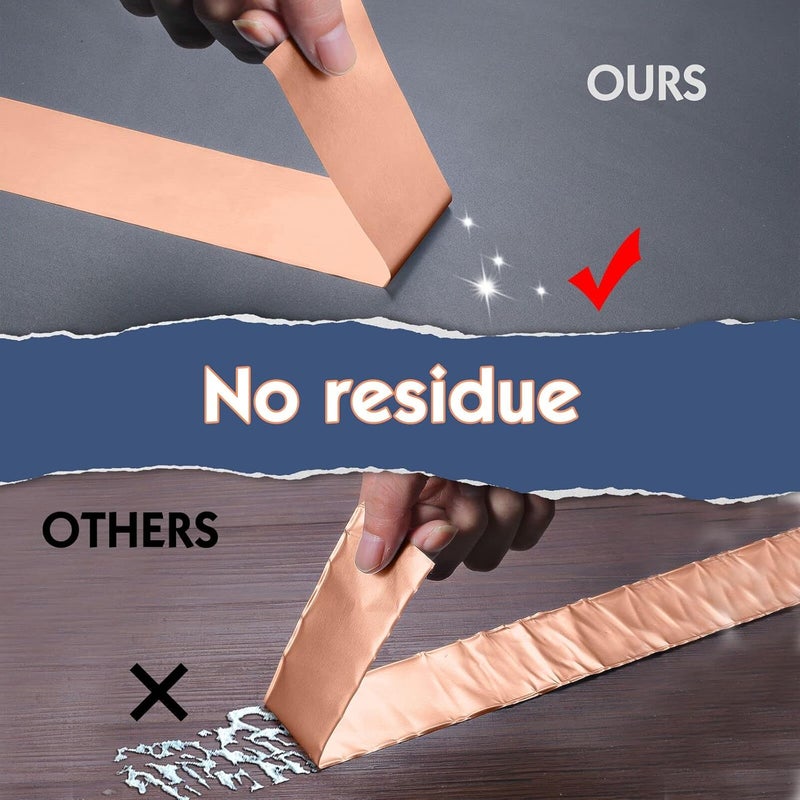 ETERART Copper Foil Tape with Conductive Adhesive for Guitar,EMI Shielding,Electrical Repairs-Enhance Stability and Performance of Electronic Devices,2inch X 20 FT - Image 5